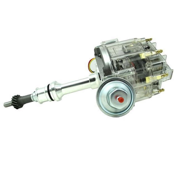 Top Street Performance JM6502CL Clear Ford Small Block V8 HEI Distributor