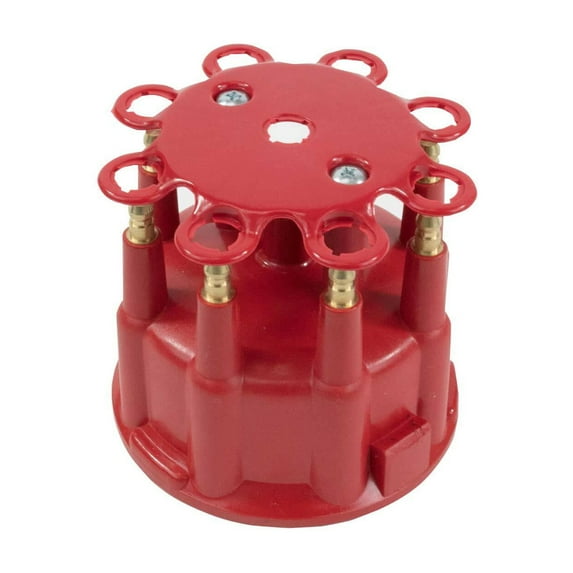 8-Cylinder Male Pro Billet Ready to Run Cap Rotor Kit - Red