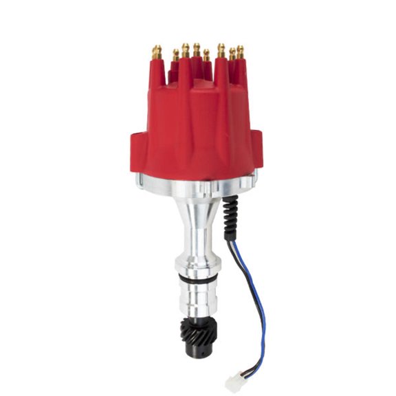 Pro Series Pro Billet Distributor for Oldsmobile V8 - Red