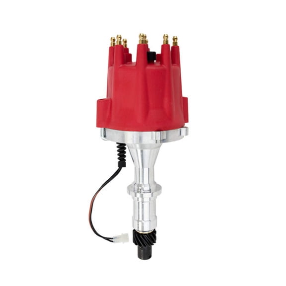 Pro Series Pro Billet Distributor for Pontiac V8 - Red
