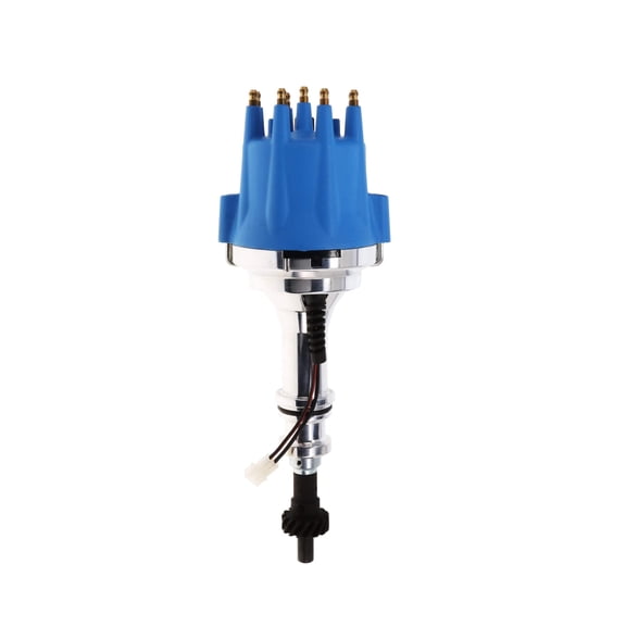 Pro Series Pro Billet Distributor for Ford BB/351C V8 - Blue