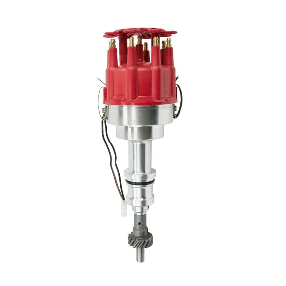 TSP Pro Billet Distributor for Ford Big Block 351M 351C 335 385 - Red
