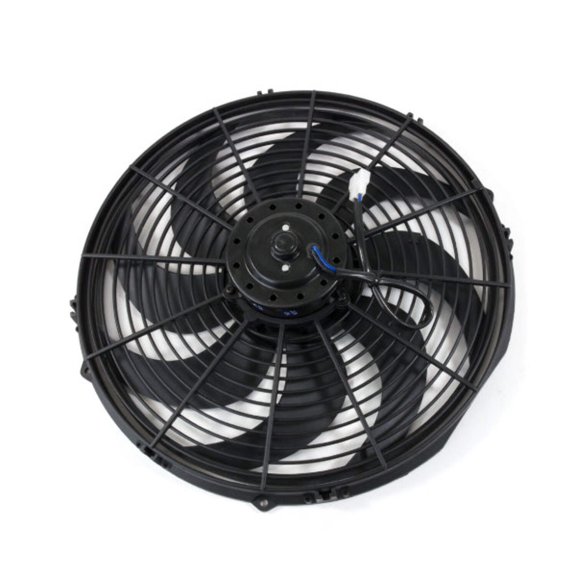 Pro Series Universal S-Blade 16" Black Radiator Push Pull Cooling Fan