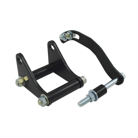 Driver Side Power Steering Pump Bracket Kit for Chevy Small Block - Black