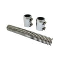 thumbnail image 1 of Polished Stainless Steel Flexible Radiator Hose Kit - 24 Inches, 1 of 3