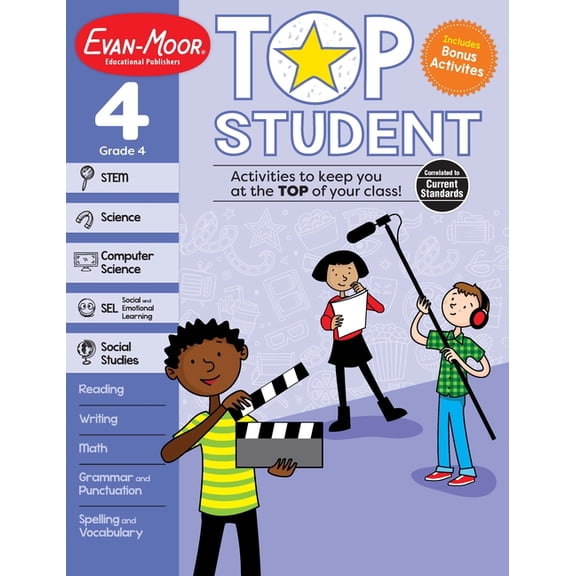 Top Student Top Student, Grade 4 Workbook, (Paperback)