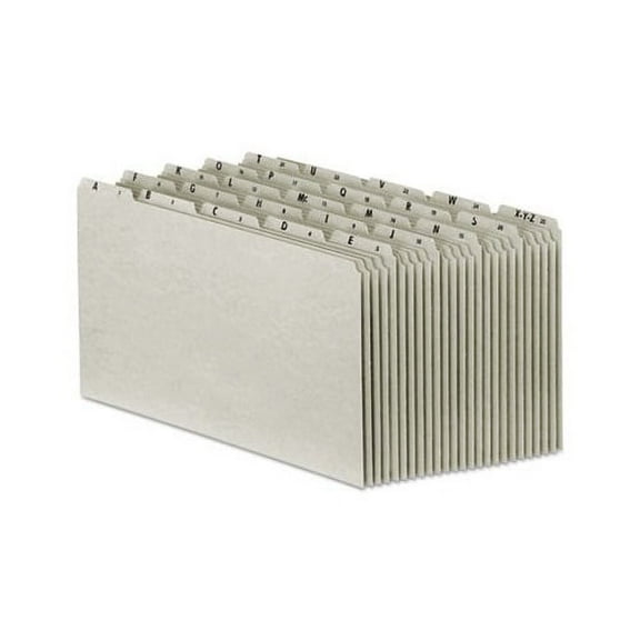 Top Tab A-Z File Guides 1/5-Cut Top Tab, A to Z, 8.5 x 14, Gray, 25/Set