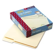 Top Tab File Folder - Letter - 8.5" x 11" - 1/3 Cut Tab on Center - 0.75" Expansion - 100 / Box - 11pt. - Manila