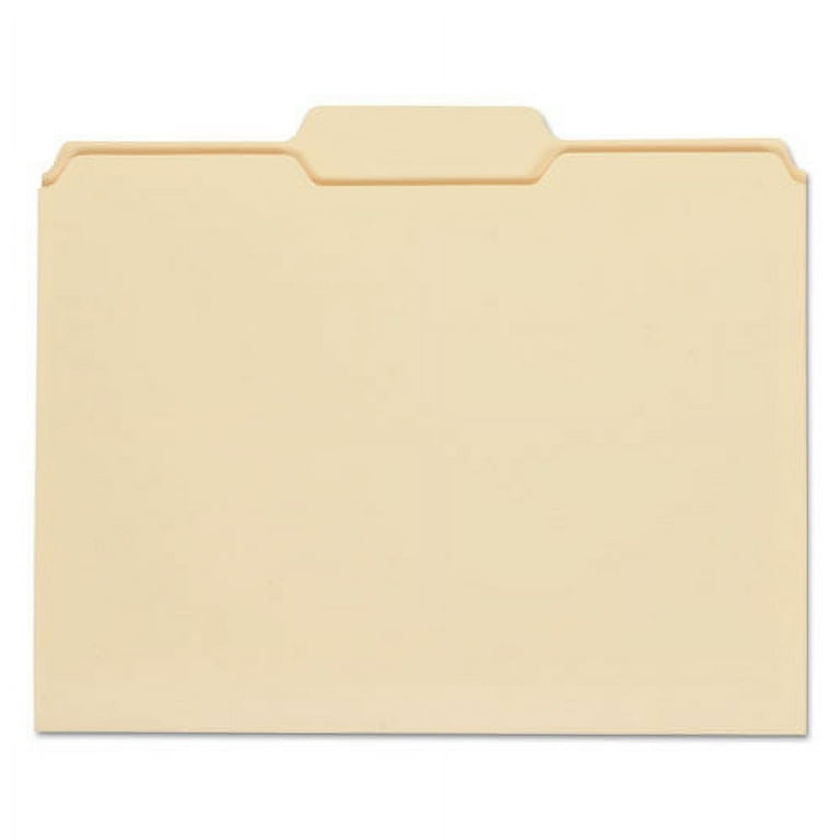 Manila File Folders, 1/3-Cut Tabs: Center Position, Letter Size, 0.75 Manila File Folders, 1/3-Cut Tabs: Center Position, Letter Size, 0.75