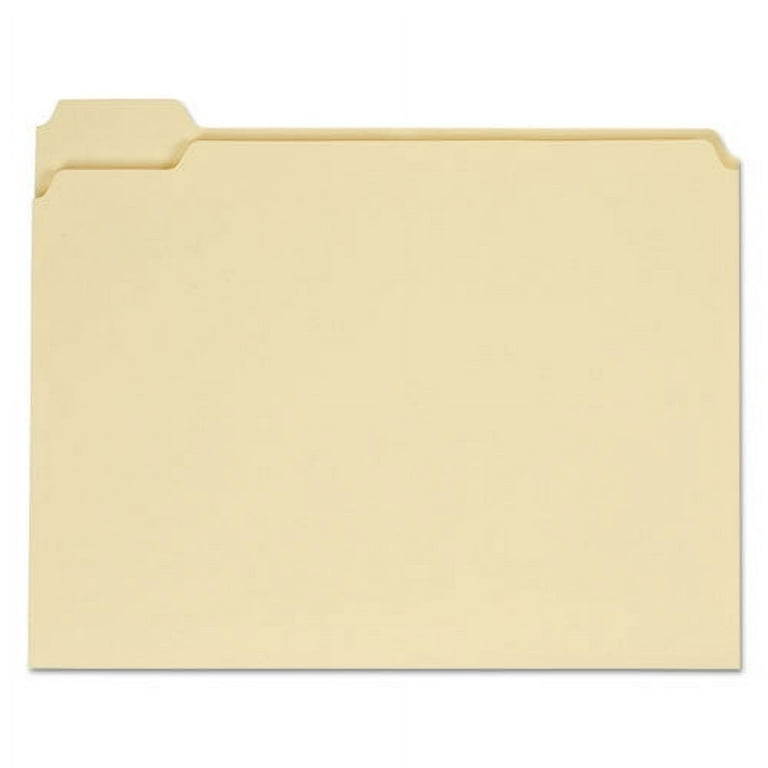 Top Tab File Folders, 1/5-Cut Tabs: Assorted, Letter Size, 0.75 Top Tab File Folders, 1/5-Cut Tabs: Assorted, Letter Size, 0.75