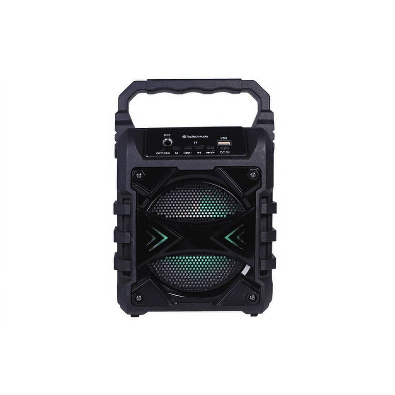 Top Tech Audio Jet-4 Altavoz portátil Bluetooth, volumen más fuerte, sonido  estéreo cristalino, graves intensos, rango inalámbrico de 100 pies