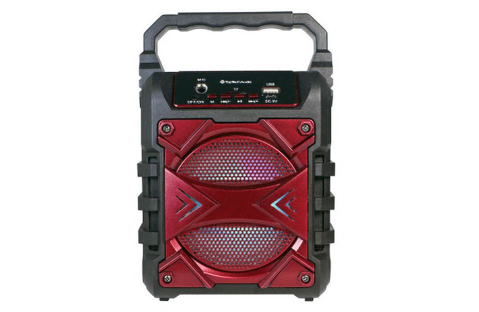 Top Tech Audio Fully Amplified Portable 500 Watts Peak Power 4” Speaker - image 1 of 2