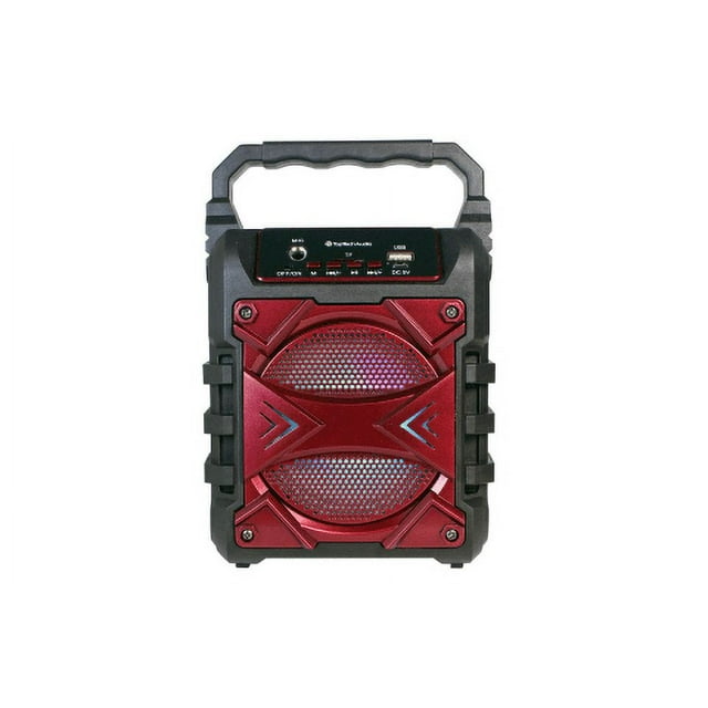 Top Tech Audio Fully Amplified Portable 500 Watts Peak Power 4” Speaker