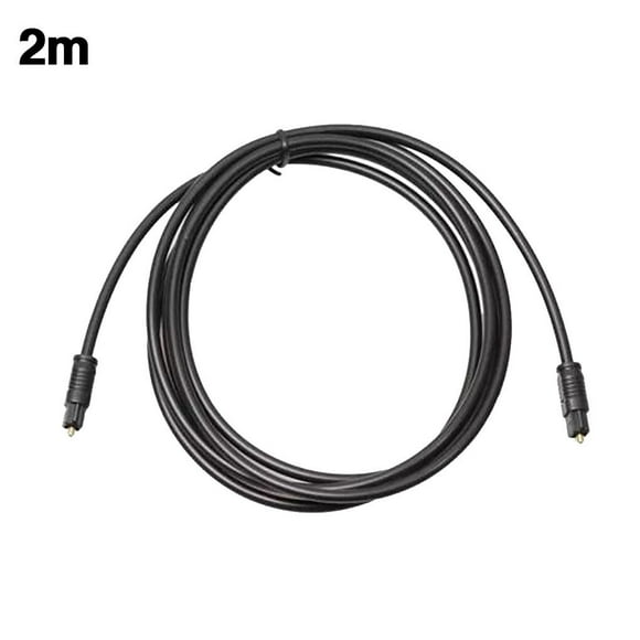 Top-Tech Digital Optical Audio Cable Cable - Syncwire Fiber Optic Male to Male Cord for Home Theater, Sound Bar, TV, PS4, Xbox, & More – 6.6ft