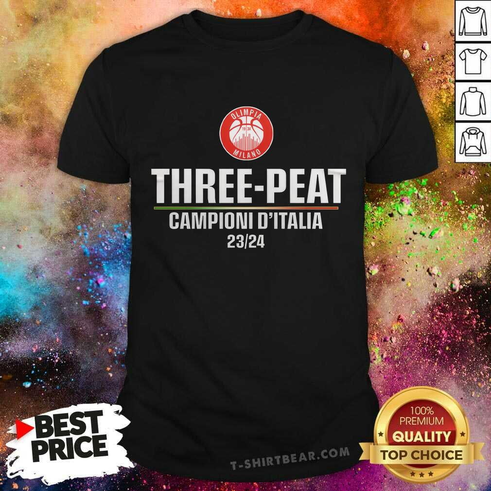 Top ThreePeat Campioni D’Italia Back To Back Olimpia Milano 20232024