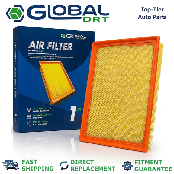 Top-Tier 12377 Engine Air Filter for TOYOTA HIGHLANDER 2020 - 2026 2.4L 3.5L Gas