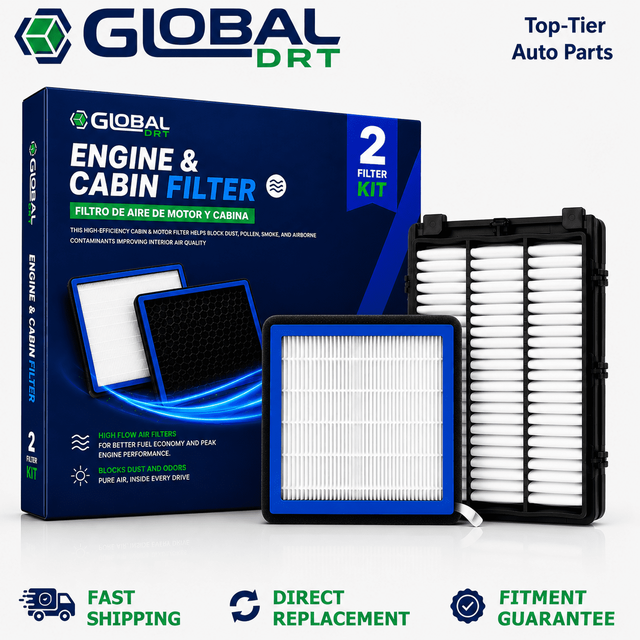 Top-Tier Engine & Cabin Air Filter Set for HYUNDAI TUCSON 2016-2021 1.6L 2.0L