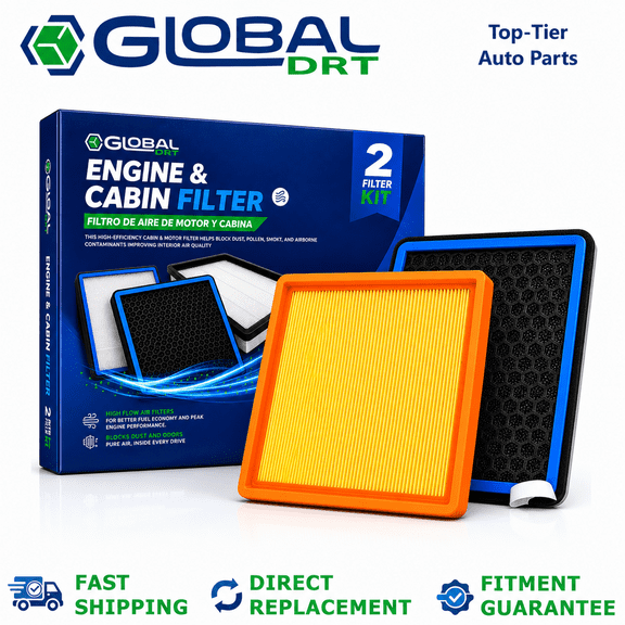 Top-Tier Engine & Cabin Air Filter Set for TOYOTA HIGHLANDER 2014-2019 2.7L 3.5L