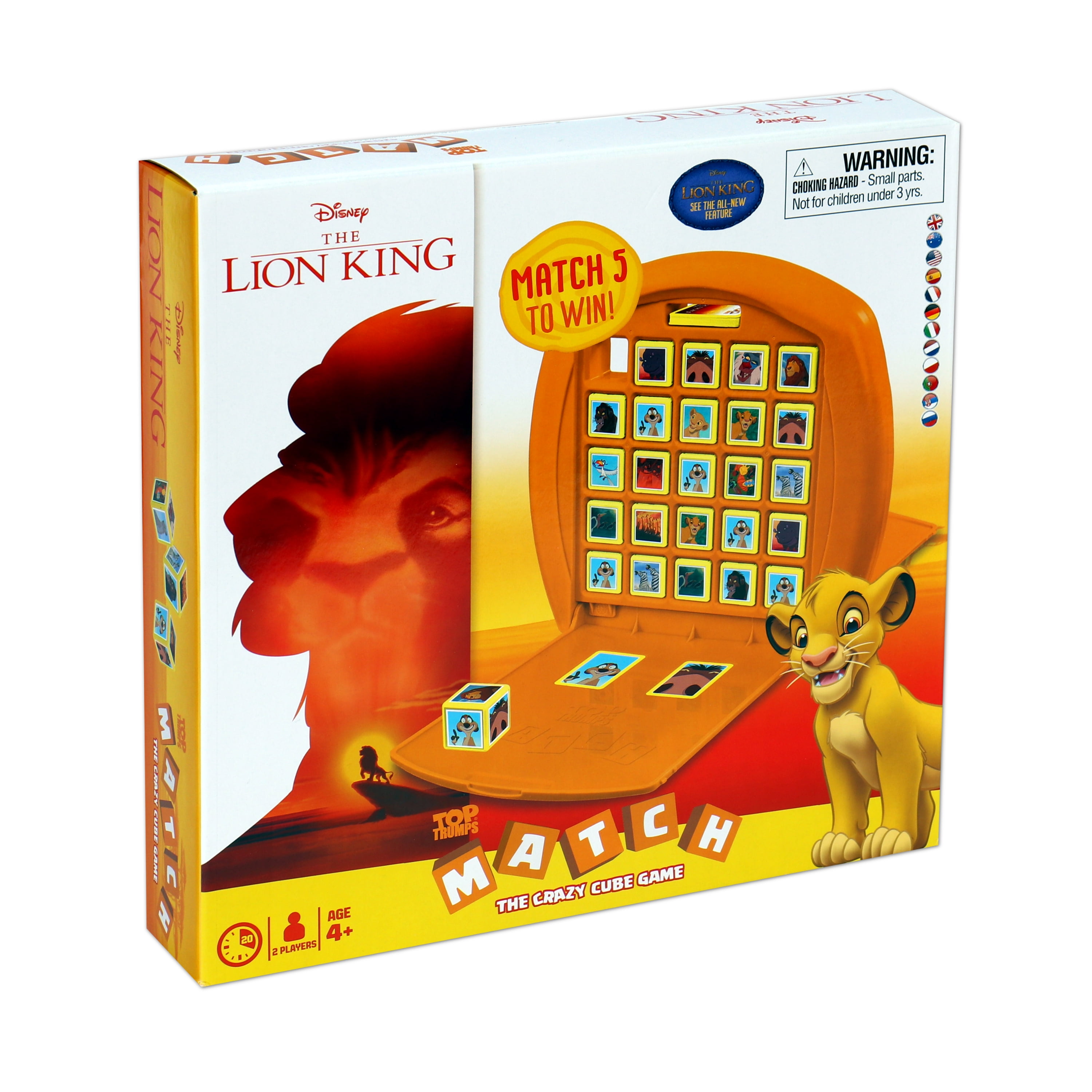 Top Trumps Game of Match Lion King Card Game