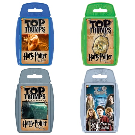 Top Trumps Harry Potter Edition 4 Pack Card Game Bundle