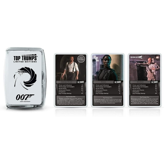 Top Trumps James Bond 007 Every Assignment Card Game