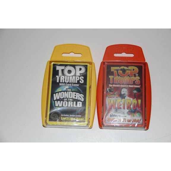 Top Trumps New Card Game - Weird and Wonderful 2 Pack with Wonders of The World and Ripley's Believe it or Not
