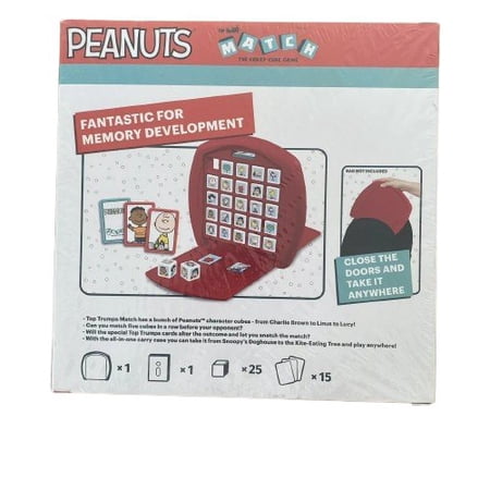 Top Trumps Peanuts Snoopy Match The Crazy Cube Game Memory 11 Ages 4+