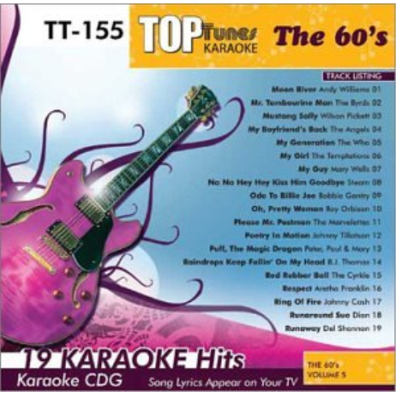 Top Tunes CDG 60's Vol. 5 TT-155 (CD)