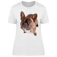 thumbnail image 1 of Top View Of A French Bulldog T-Shirt Women -Image by Shutterstock, Female Small, 1 of 2