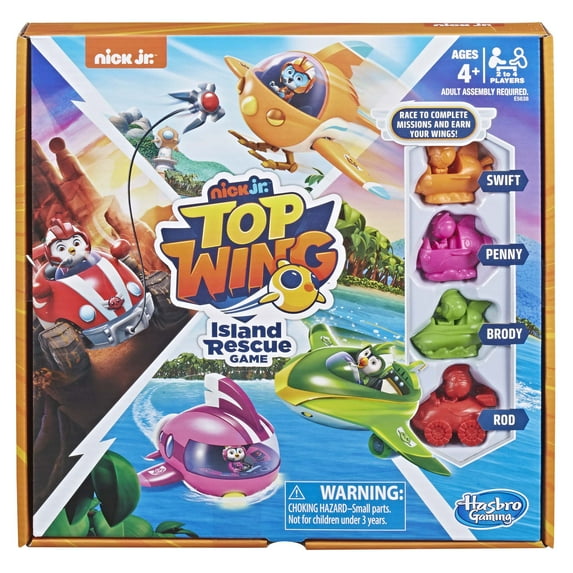 Top Wing Island Rescue Board Game, For Kids Ages 4 and up
