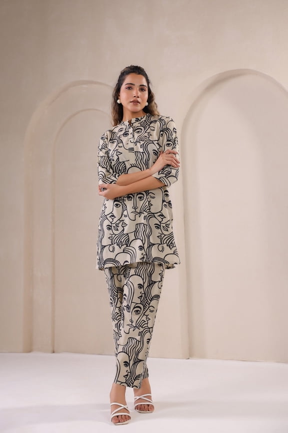 Top With Trousers Co-ords Set for Everyday Wear