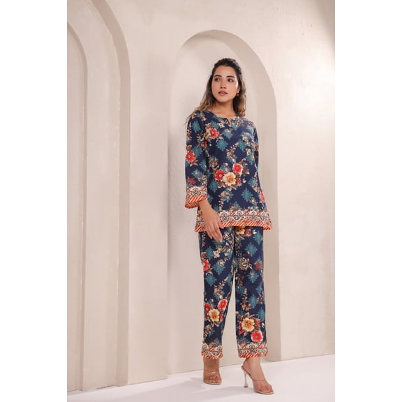 Top With Trousers Co-ords Set for Everyday Wear