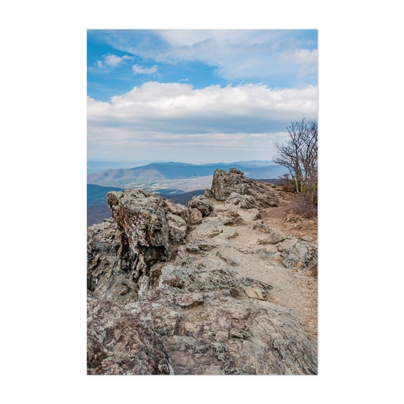 On Top of the World in Shenandoah National Park VA - Virginia Photography Landscape Mountain Nature Scenic Wilderness Rural Unframed Wall Art Print 4 x 6 inches