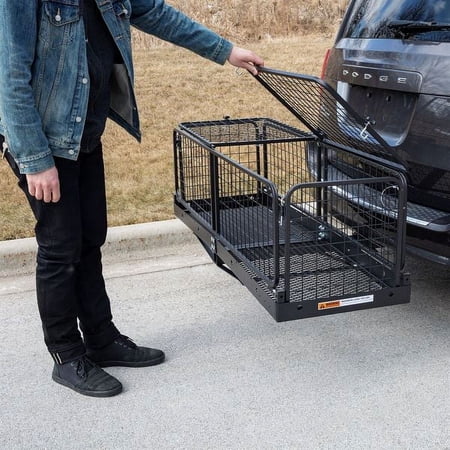 Top for Elevate Outdoor Steel Cargo Carrier with Folding Sides