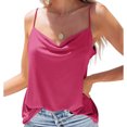 thumbnail image 1 of Top for Women Clearance Women Ladies Solid Sleeveless V-neck Pullover Vest Tank Tops Shirts Blouse, 1 of 5