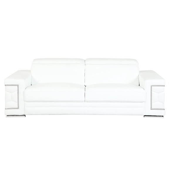 Top grain leather, reinforced corner blocks | 3 - layer foam for support | Yoga room relaxation area + Soft and stable base