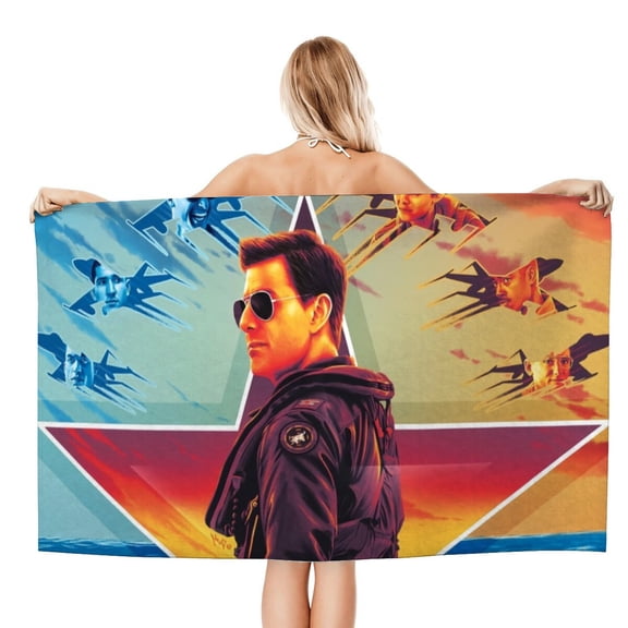 Top gun Gifts Beach Towel for Women Girl Birthday Inspired Fan Bath Outdoor Music Lover