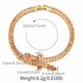 thumbnail image 1 of Top-keivon 14K Gold/White Gold Plated Cubic Zirconia Tennis Bracelet | Silver, Gold Bracelet for Women | Rectangle, Square, Round Shape CZ Stone Bracelet, 1 of 27