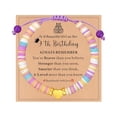 thumbnail image 1 of Top-keivon 3 4 5 6 7 8 9 10-15 Year Old Girl Birthday Gifts Beaded Bracelets with Happy Birthday Card as Birthday Gift Ideas Heart Bracelets for Daughter Granddaughter Niece Sister, 1 of 17