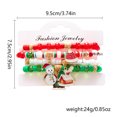 thumbnail image 1 of Top-keivon Christmas Beaded Bracelet - Santa Claus, Snowflakes, Red & Green Beads - Stackable Holiday Party Jewelry for Christmas, New Year's Bracelet, 1 of 11