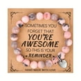 thumbnail image 1 of Top-keivon Cross Beaded Bracelets for Women, Inspirational Natural Heart Religious Bracelets for Women, Birthday Christian Gifts for Women on Thanksgiving Christmas Gifts, 1 of 87
