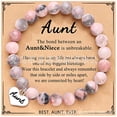 thumbnail image 1 of Top-keivon Cross Beaded Bracelets for Women, Inspirational Natural Heart Religious Bracelets for Women, Birthday Christian Gifts for Women on Thanksgiving Christmas Gifts, 1 of 87