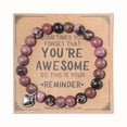 thumbnail image 1 of Top-keivon Cross Beaded Bracelets for Women, Inspirational Natural Heart Religious Bracelets for Women, Birthday Christian Gifts for Women on Thanksgiving Christmas Gifts, 1 of 87