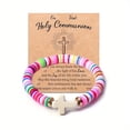 thumbnail image 1 of Top-keivon Cross Bracelets for daughter, Lord Bless This Little Bracelet Colorful Christian Jesus Jewelry for Daughter Sister Niece Christmas Catholic Presents, 1 of 29