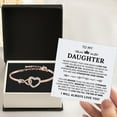 thumbnail image 1 of Top-keivon To My Daughter Heart Infinity Bracelet – Meaningful Jewelry Gift with Love Message Card – Perfect Birthday, Graduation, Christmas, Valentine’s Day or Special Occasion Present from Mom, 1 of 12