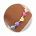 thumbnail image 1 of Top-keivon Initial Heart Bracelets for Women – Christmas Stocking Stuffers Cute Little Girls Letter A-Z Charm Bracelet For Sister, 1 of 29