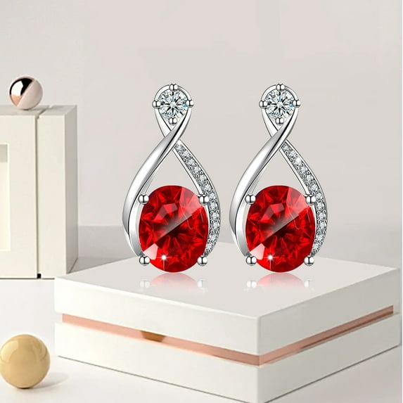 Top-keivon Women Rose and S925 Sterling Silver Love Infinity Heart Necklace Gift Set, Valentines Day Gifts For Her, Wife, Girlfriend, Mom, Birthday, Mother’s Day, Christmas, Anniversary, Thanksgiving