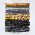 thumbnail image 1 of Top-kevin 18Pcs Colorful Bohemia Seed Beaded Bracelets Adjustable Stackable Rainbow Beaded Stretch Bracelet Multilayer Vaction Elastic Bracelet for Women, 1 of 10