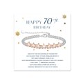 thumbnail image 1 of Top-kevin 30th 40th 50th 60th 70th Birthday Gifts for Women, 925 Sterling Silver Bracelet for Women with Cards Adjustable 4mm Silver Bead Bracelet Birthday Gifts for women Jewellery for Mum Grandma, 1 of 9