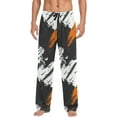 thumbnail image 1 of Top-kevin Abstract Geometric Pattern Vertical Fading Pajama Pants for Men Men's Pajama Pants Mens Pajama Bottoms with Drawstring, 1 of 7